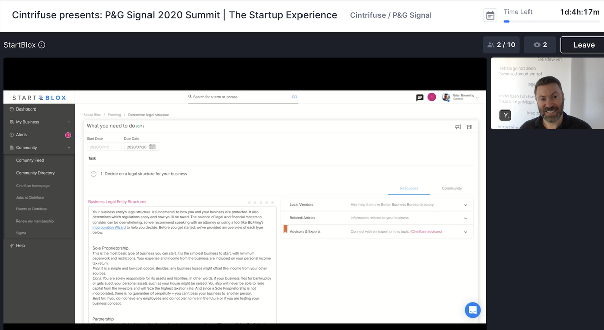 We're excited &amp; grateful to be part of <a href="/cintrifuse/">Cintrifuse</a> Innovation Expo at P&amp;G Signal Conference!!  Come by our virtual booth and say hi 👋 📈  #PGSignal