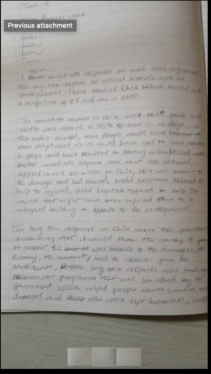 GeogHarper's tweet photo. David Oyeneye in year 10 has produced some fantastic case study revision notes on the Chile and Nepal earthquakes and has even attempted an extended exam answer on the topic. Amazing work!🌎😀 https://t.co/QZGWqdtDgo