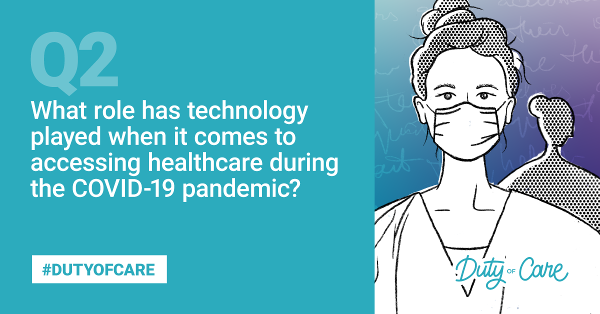 devex's tweet image. Q2:  What role has technology played when it comes to accessing healthcare during the COVID-19 pandemic?

#DutyOfCare #DevexSeries