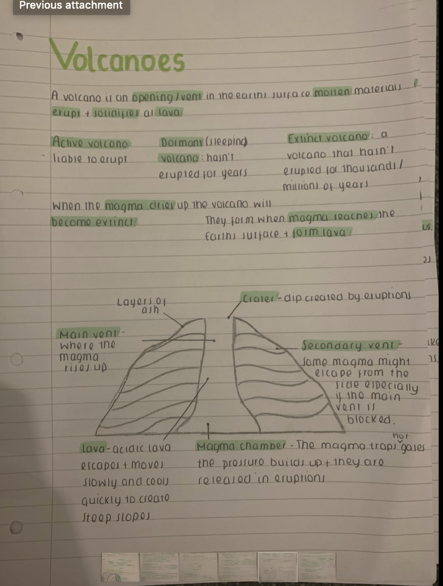 GeogHarper's tweet photo. Us geographers love a good diagram! How great are these diagrams and revision notes on plate tectonics and volcano structure from Hala Al-Omari in year 10? Impressive work. @HarperGreen https://t.co/2nW1fYNx7Z