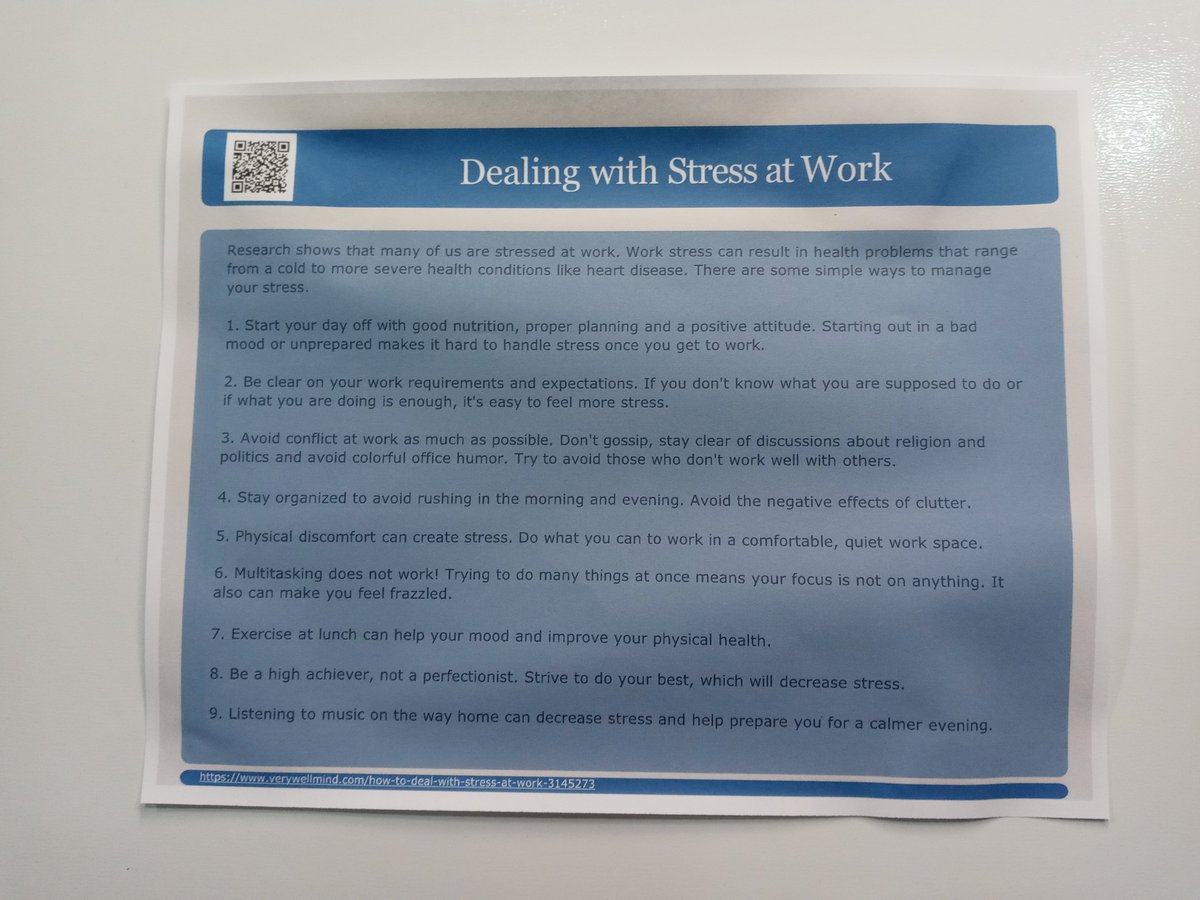 MkeSafety's tweet photo. Are you feeling STRESSED?π₯΄ Denise is learning 9 ways to manage stress. #NP_UPSers #WellnessWednesday #NPWellness #OccupationalWellBeing #UPSers https://t.co/fxj5DlPXsm