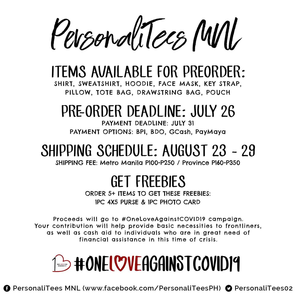 Annyeong, Uaenas! We are now accepting orders for July, batch 2. Kindly take note that this is the last batch for pillow, face mask, and sweatshirt orders. Payment deadline: July 31Proceeds will go to  @lovehumanityph.Order here: https://form.jotform.com/personaliteesmnl/IU #IU  #아이유