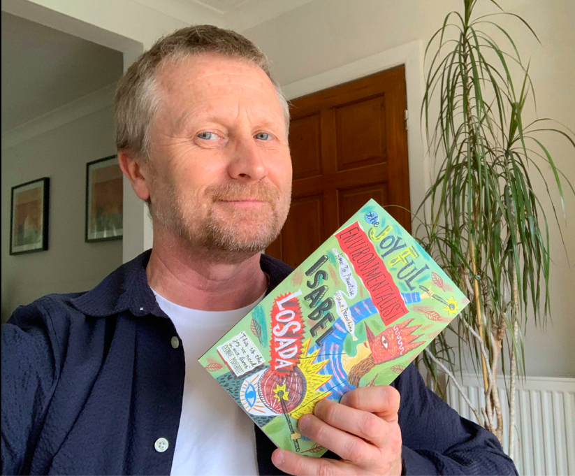 IsabelLosada's tweet photo. When readers send fabulous selfies. One great thing about social media is that authors can see who our readers are. #thejoyfulenvironmentalist #environmentaljustice #GreenRecovery #positivereading #feelgoodbookoftheyear @midaspr https://t.co/YQfGyoSRq9