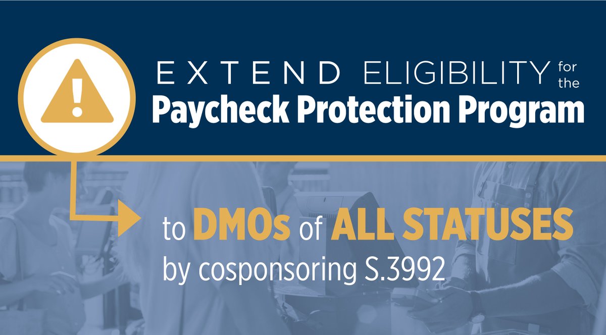 Restoring travel will restore our economy, but if DMOs can’t continue to operate, we risk even more economic devastation and job loss in our state. <a href="/SenToomey/">Pat Toomey (US Sen. ret.)</a>, please cosponsor S.3992 to make DMOs eligible for #PaycheckProtectionProgram loans. #SaveTravel