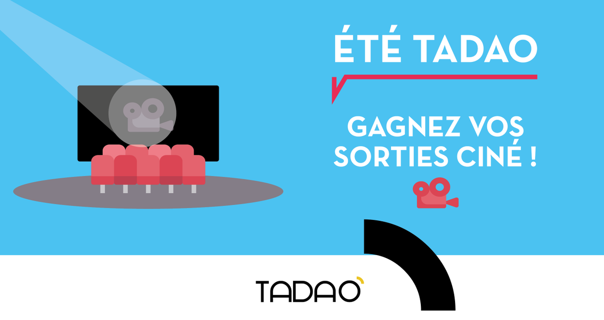 tadao_officiel's tweet photo. #étéTadao #Jeu2 ☀️🎁
L'été se poursuit sur le #réseau avec le 2ème jeu ! 😁
Jusqu'au 21 juillet, tentez de gagner vos sorties ciné chez CGR #Bruay ! 😍
> Tentez vite votre chance ici : https://t.co/NeIALBQZ2x et découvrez immédiatement si vous avez gagné !
Bonne chance ! 😉 https://t.co/tYNKPHnMHB