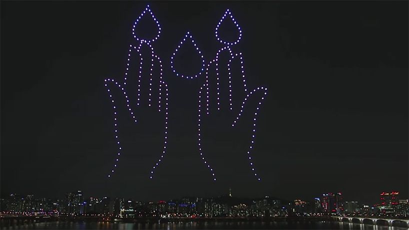 designboom's tweet image. in south korea, 300 drones illuminate the sky with coronavirus messages
designboom.com/technology/dro…