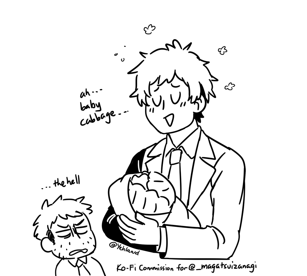 Ko-Fi commission for @_magatsuizanagi ! Thank you for giving opportunity to draw #P4 stuff again?it takes a long while to think of adachi doing dumb shit. #Persona4