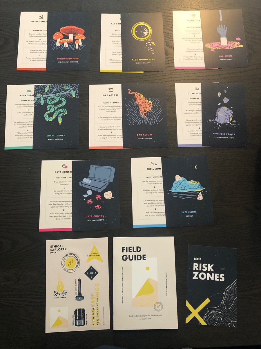 SheezaAhmad's tweet image. Thank you @sarahdrinkwater and @OmidyarNetwork for creating this brilliant #EthicalExplorer toolkit; an intuitive approach to stewarding #ResponsibleTech. I can’t wait to use it as we grow @UpEffect 🙌🏽

👉🏽Get yours at: Ethicalexplorer.org