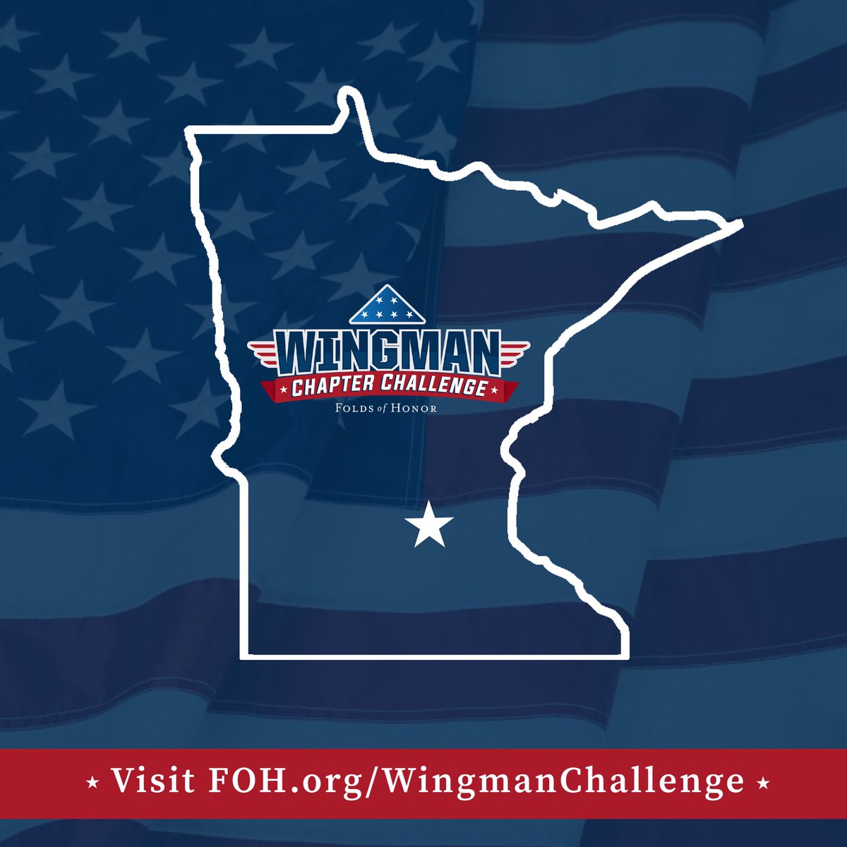 You could become a Minnesota Folds of Honor Wingman today! For $13 a month, you can support the pursuit of education for our military families affected by war. Help us grow our local chapter and visit foh.org/WingmanChallen… to join our ranks. 🇺🇸
#FoldsofHonorMN #WingmanChallenge