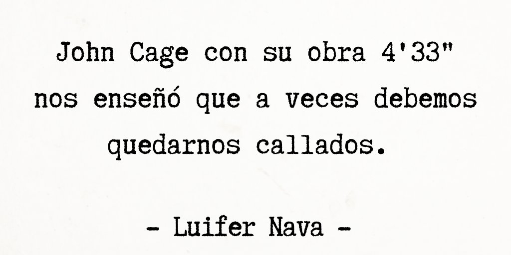 xluifernava's tweet photo. #musica #silencio #interesante #Curiosidades #frasesmotivadoras https://t.co/Vt2sABZRYA