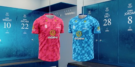 OandG's tweet image. #TheWaitIsOver Our new Sussex Sharks shirts launched today!

We’re excited to see the launch of our new shirt designs for the Sussex Sharks in both the @VitalityBlast and @RoyalLondonCup 🦈

Click to read more: tinyurl.com/y9al8gzu

#GOSBTS #SportsMarketing