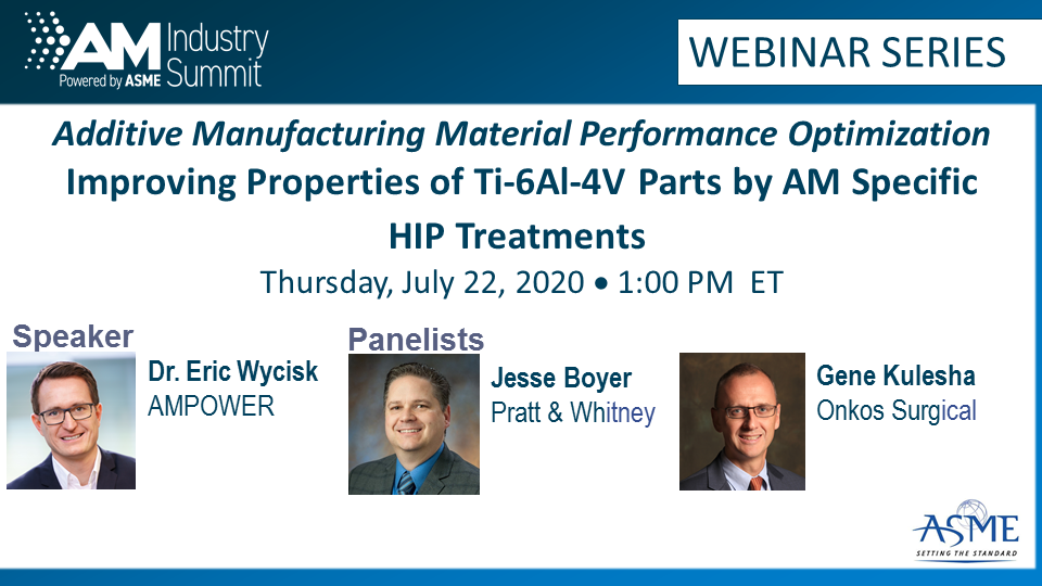MfgGeek's tweet photo. HIP casting cycles don't consider characteristics of Ti-6Al-4V #additivemanufacturing #3Dprinting to optimize material performance; join this @ASMEdotorg webinar with #AMindustry & leaders to hear the latest info available https://t.co/FfFFsA1pA9
#AMaerospace
#AMmedical
#AMPOWER https://t.co/VMnMVn8Skx
