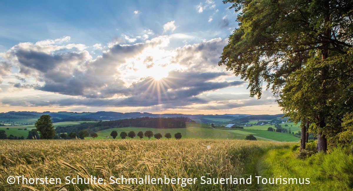 🚴‍♂️🚴‍♀️ #Naturerlebnis pur mit panoramareichen Aussichten auf Felder, Wiesen und Berge 🏔. Folgt dem grünen 💚 Label der „Bauernland- #Radroute“🏡🚴‍♀️ und genießt die ländliche Ruhe. 🧘‍♀️ 

Entdeckt das Schmallenberger #Sauerland. 👉buff.ly/2Zy0OSV