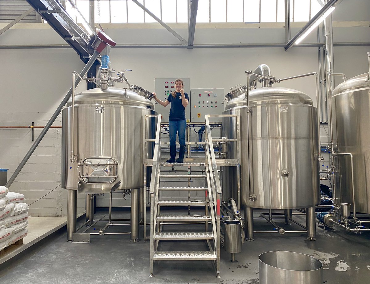 First brew on this shiny new beast is a go 🙌 #aleexploration #whywouldyoudrinkanythingelse #unita2a