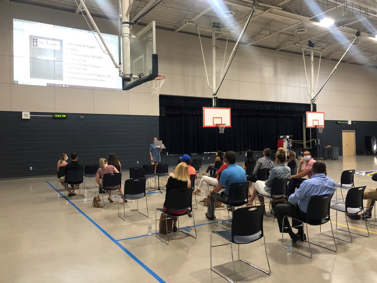 stjcspanthers's tweet photo. Can't wait to welcome all of our Panther students back on campus! We've enjoyed seeing some familiar and new faces at our Kindergarten playdate and New Family meeting. https://t.co/wDbbww5vPo