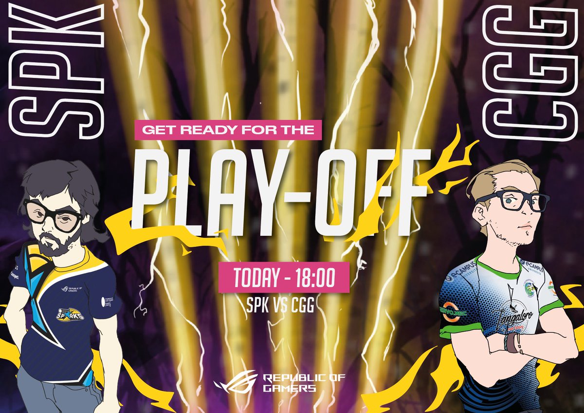 Stasera dalle 18.00 vi aspettiamo sulla landa per i play-off di #PGNats contro i @Cyber_Esport ⚡️
Sempre su 📺 twitch.tv/pg_esports

#ShiningArmy