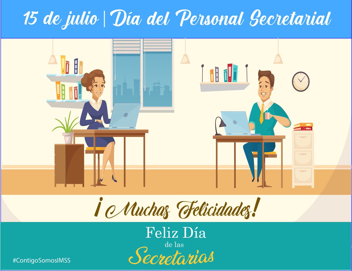 ARuizMaciel's tweet photo. 🗓️ Hoy #15Julio, Felicitamos a tod@s l@s secretari@s, especialmente a nuestro talento humano de @Tu_IMSS, por su responsabilidad y dedicación que aportan día a día al funcionamiento administrativo del Instituto. ¡Feliz Día de las Secretari@s! 👏💚#ContigoSomosIMSS 💚 https://t.co/wtkmFw73MM