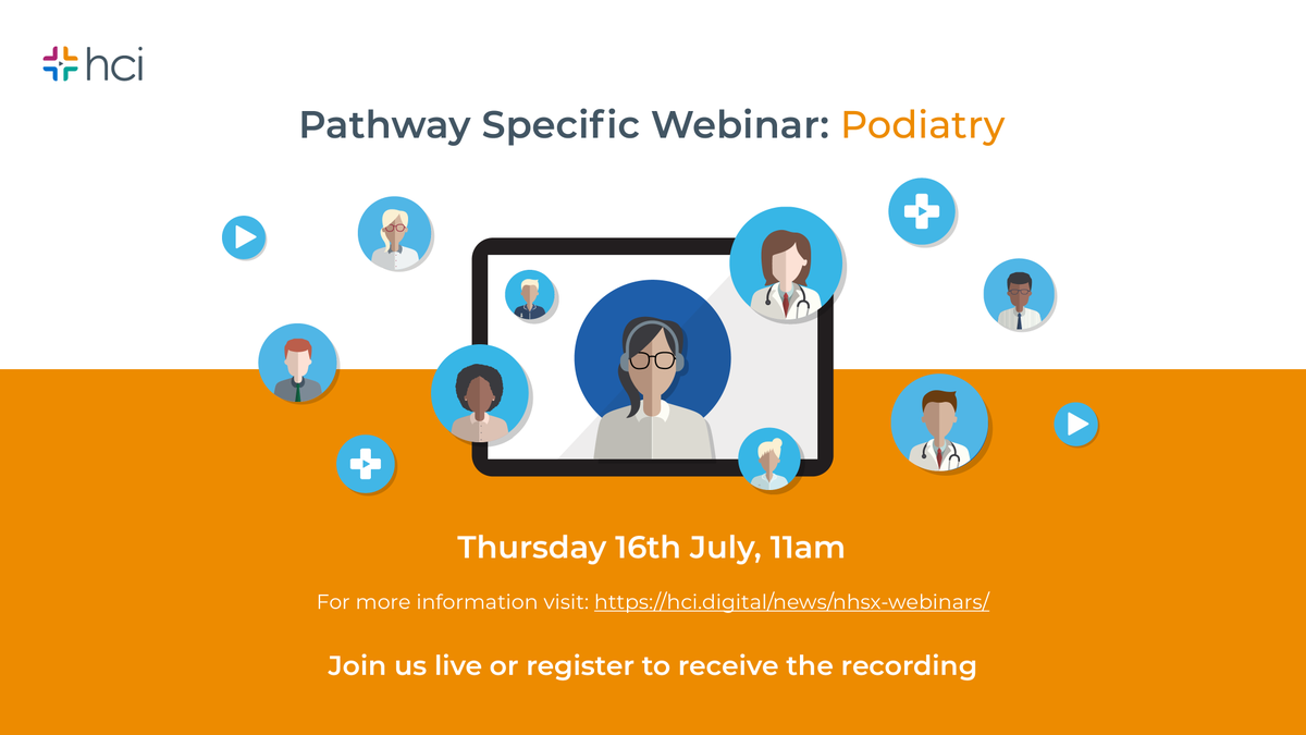 HCI (@hcidigital) on Twitter photo We're nearing the end of our series of webinars to introduce the new National Health and Care Video Library. Next up is #podiatry where we've already seen our videos have huge benefits to patients and staff <a href="/TSDFT_Pods/">Torbay & South Devon NHS Podiatry</a> -Find out more by registering here: bit.ly/HCI_Podiatry We're nearing the end of our series of webinars to introduce the new National Health and Care Video Library. Next up is #podiatry where we've already seen our videos have huge benefits to patients and staff <a href="/TSDFT_Pods/">Torbay & South Devon NHS Podiatry</a> -Find out more by registering here: bit.ly/HCI_Podiatry