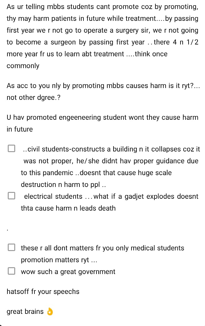 Vijayku86848436's tweet photo. Hope we get positive response💯?#promotemedicalstudents #canclemedicalexams https://t.co/WG6GtlIVCy