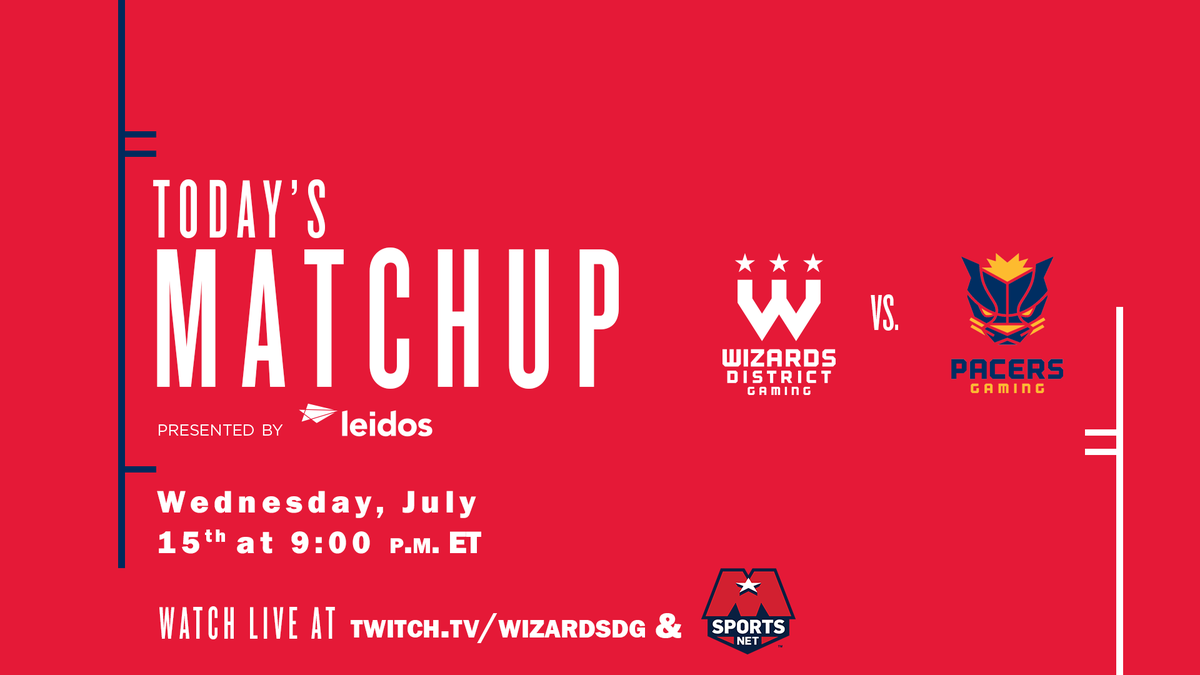 WizardsDG's tweet image. G A M E D A Y 

@WizardsDG vs @PacersGaming 

@LeidosInc I #RunTheDistrict