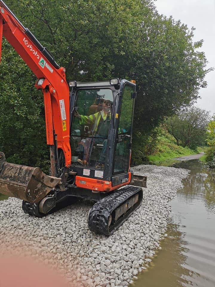 LplLoopLine's tweet image. Some pictures from one of the #LiverpoolLoopline volunteers of work going on at Bull Lane flood by @TPT_National @SustransNorth