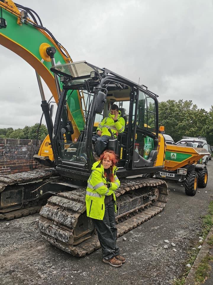 LplLoopLine's tweet image. Some pictures from one of the #LiverpoolLoopline volunteers of work going on at Bull Lane flood by @TPT_National @SustransNorth