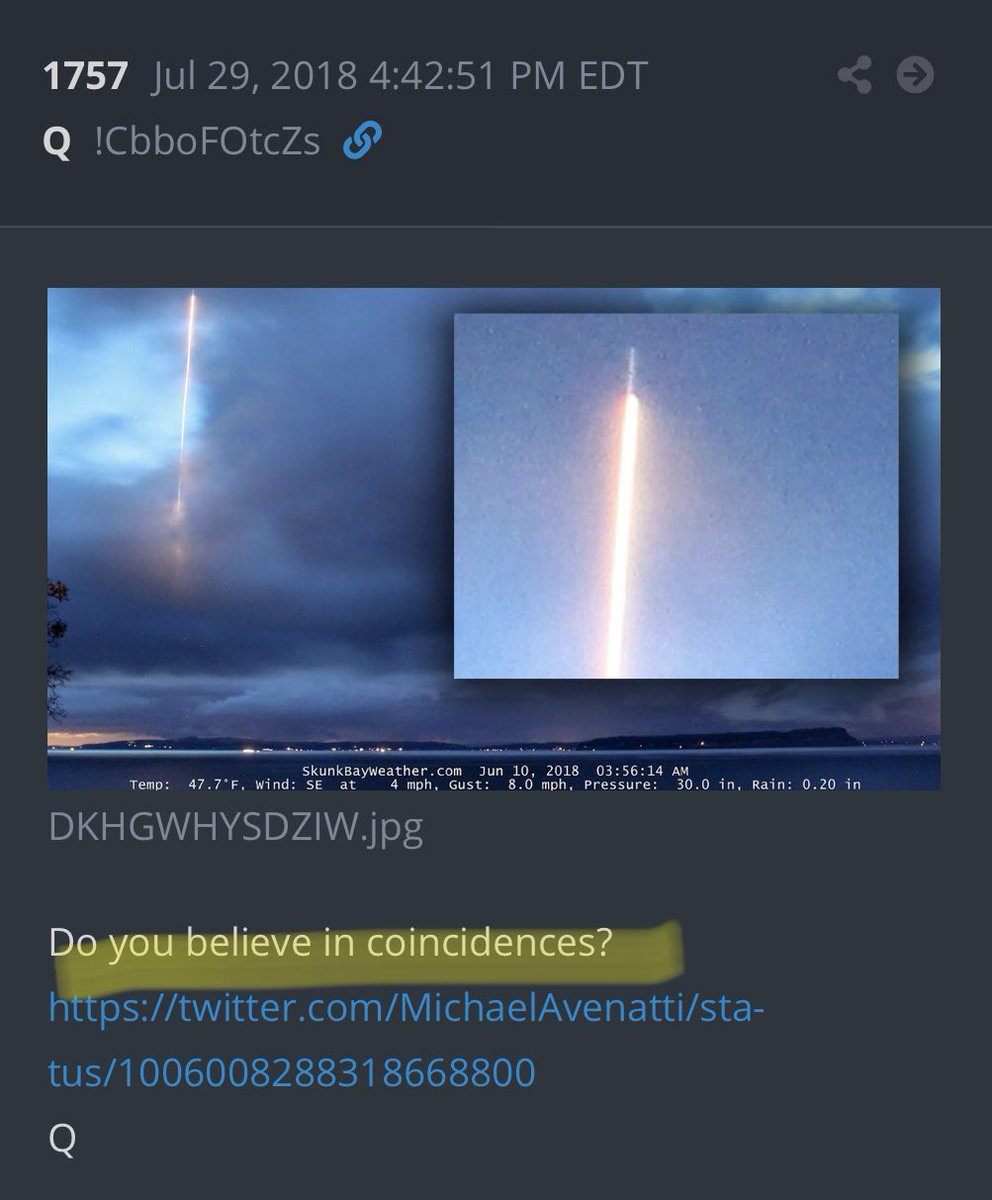 Let’s keep going. 1757...Do you believe in coincidence?Blast off!