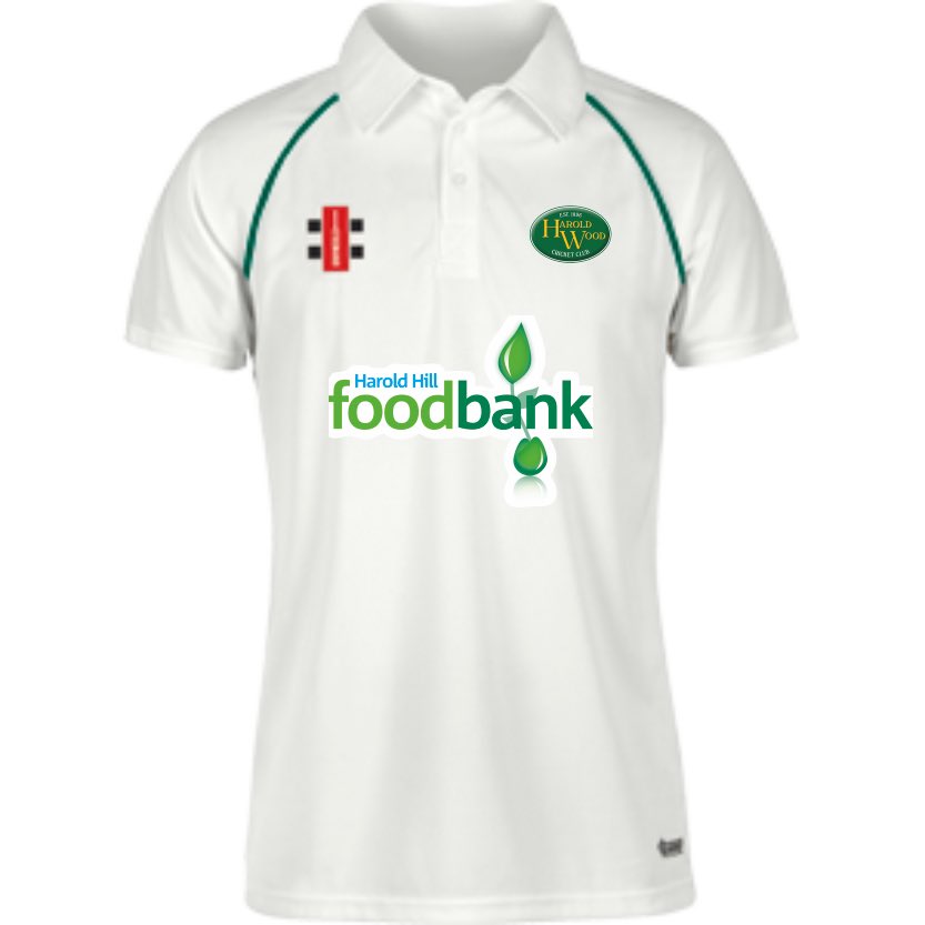 HaroldWoodCC's tweet photo. We have made Harold Hill Foodbank our shirt sponsor this year @HaroldHillFBank - to buy a shirt -  a donation goes to the foodbank - and for more details go to https://t.co/TLlo2fhOtT https://t.co/i6JQiCYhOl