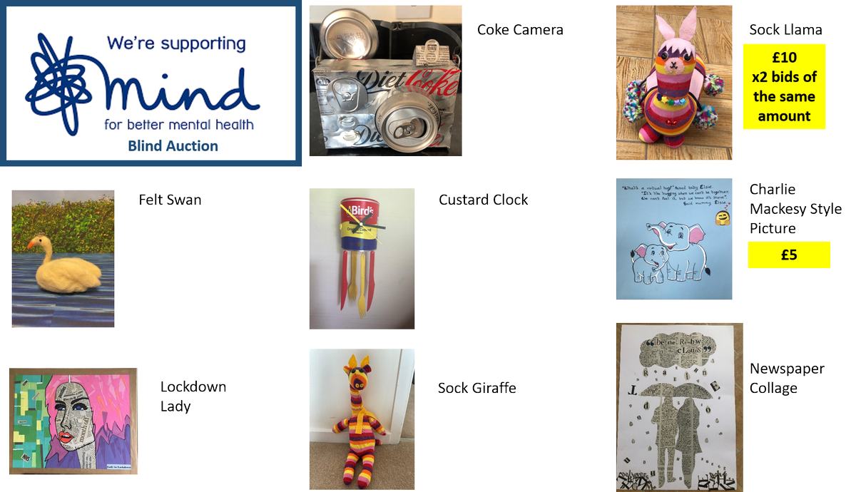 ceriontraining's tweet photo. See below for current bids. Please help up raise as much as we can for @MindCharity . If you'd rather just donate than bid that's great just drop me a message #PleaseHelp https://t.co/5K9BwIE5m5