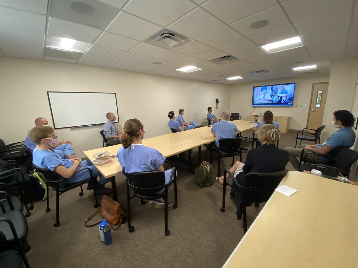 Thank you <a href="/GovPhilScott/">Governor Phil Scott</a> <a href="/healthvermont/">VT Dept of Health</a> for taking the time to meet today with the EM residents <a href="/UVMEmergencyMed/">University of Vermont Emergency Medicine</a>. We are honored to practice emergency medicine and grateful for Vermonters and our state leaders for keeping us safe and healthy! <a href="/UVMLarnerMed/">UVM Larner Med</a> @UVMMedCenter