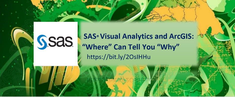 jcolimpio's tweet image. Its not your mom or dad's 'SAS Bridge' anymore!! Talk to the #SASsoftware team today at their #EsriUC virtual booth about innovative new SAS solutions enabled and extended with ArcGIS bit.ly/32huxkM