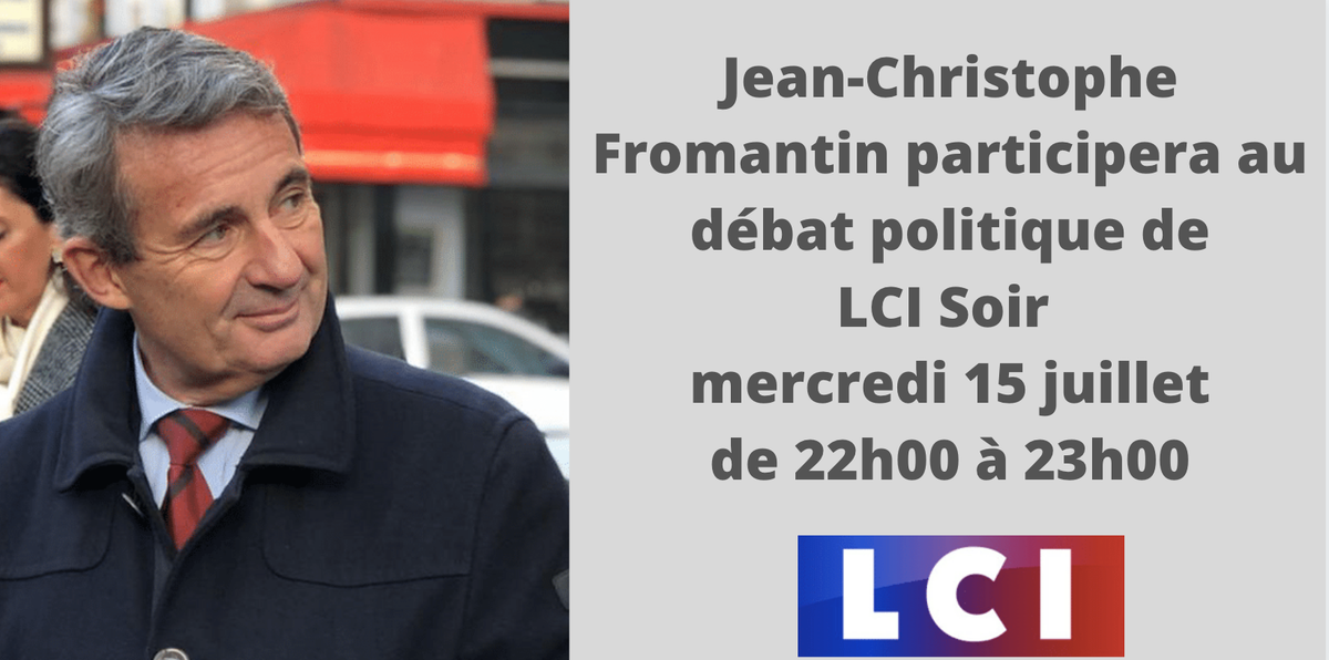 JCFromantin's tweet photo. A ce soir sur @LCI pour parler #territoires #relances #incivilités https://t.co/OmGOQQtvwf