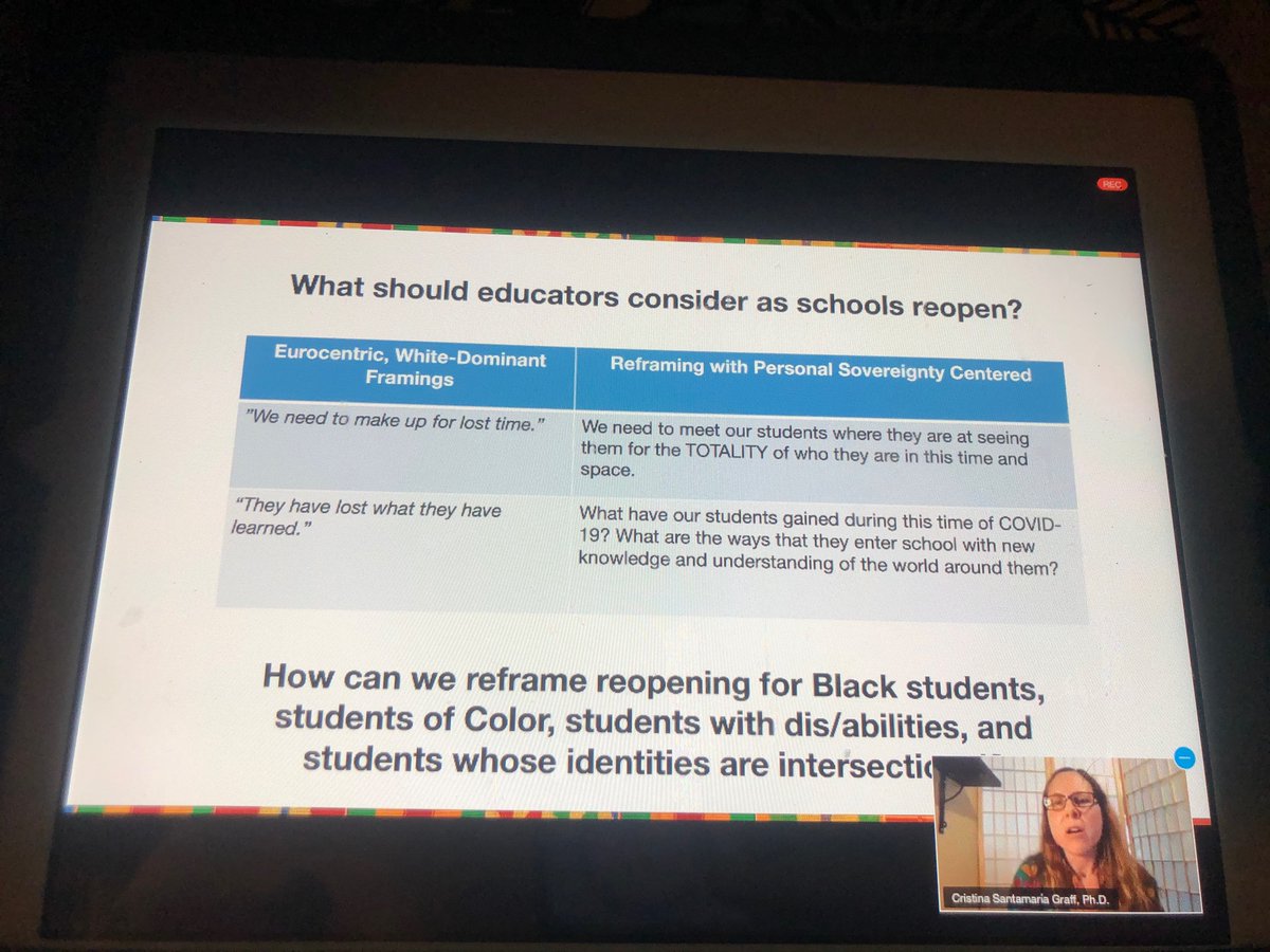 WMS_Spanish's tweet photo. Thinking about SEL, school reopening, and taking a stance against racism, discrimination, and inequities—if you haven’t been following along with the @INBlackExpoInc Education Conference, reach out! I’d love to share conversations, links, or notes. This work is critical. https://t.co/Lmctjyu4SX