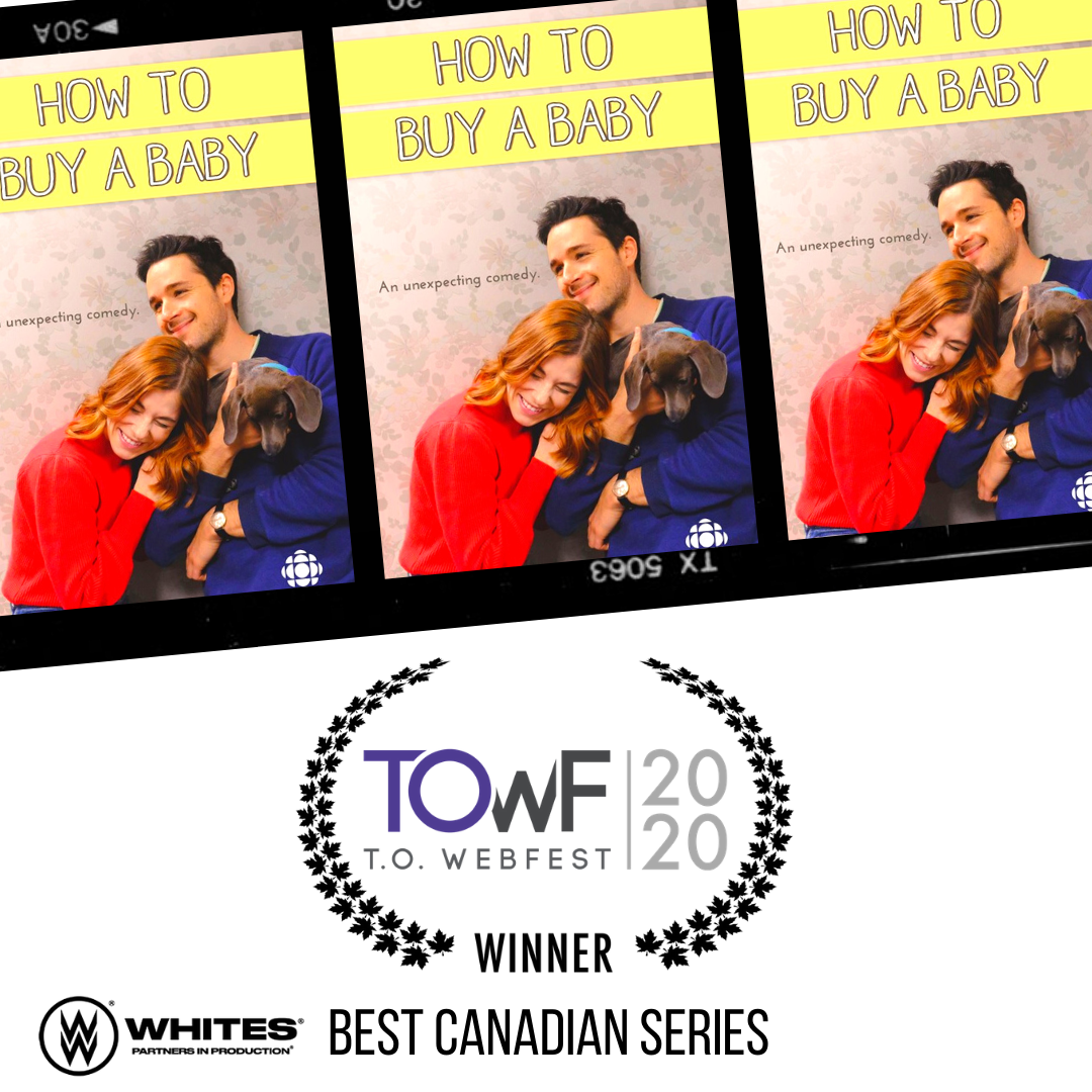 webseriescanada's tweet photo. #TOWebfest2020 is Thrilled to present @Howtobuyababy with the award for Best Canadian Series !
#TOWebfest #WebSeries #DigitalSeries #Canadianfilm #Cancon https://t.co/l27iDItmdw