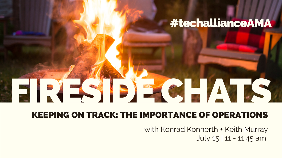 TechAlliance's tweet photo. We're moments away from kicking off this week's Fireside Chat with @kk_konnexio and @keithmurray09, getting the lowdown on operational excellence! https://t.co/NWfSEr2qxG