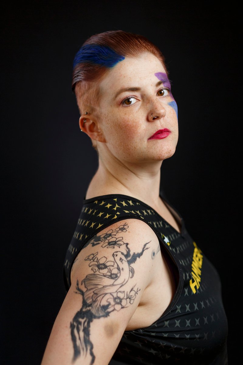 HammerCityRD's tweet photo. #meettheteam⁠
Hurt Vonnebutt #42!
For a full bio check out our skater page on our website!
https://t.co/udw2Chrzct
#HCRD #hammercityskatesquad #hammercity #rollerderby #wftda #flattrack #skate #rollerskate #hamont #hamilton⁠ https://t.co/oR3uOksMoF
