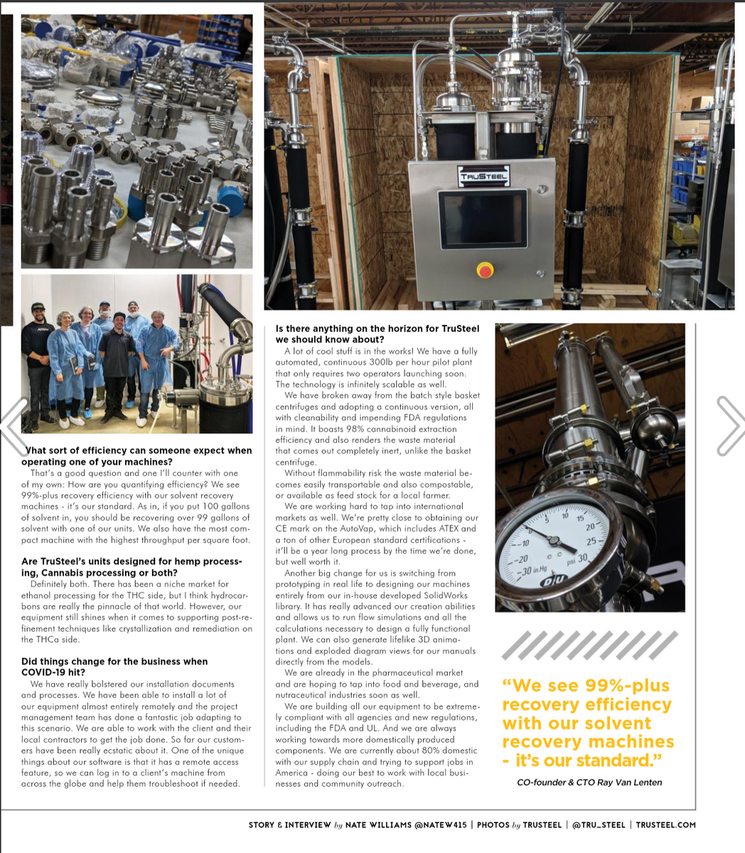 TrusteelE's tweet photo. We have a new write up in California Leaf Magazine @nwleaf Check it out at https://t.co/9l6xUFpxEQ #TruSteel #TruSteelNetwork https://t.co/PSrOfWJzp5