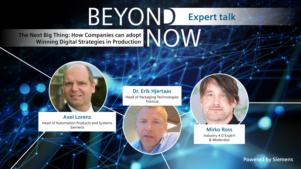 LindaGrass0's tweet photo. The Next Big Thing: How Companies can adopt Winning Digital Strategies in Production. Watch the 3rd Episode of Beyond Now > https://t.co/C1htIw8nQU & Join the Virtual Summit > https://t.co/IOI9DUH5c3 @Siemens via @mirko_ross @LindaGrass0 #SiemensInfluencer #BYN20 #DigitalStrategy https://t.co/u5KNspfTlB