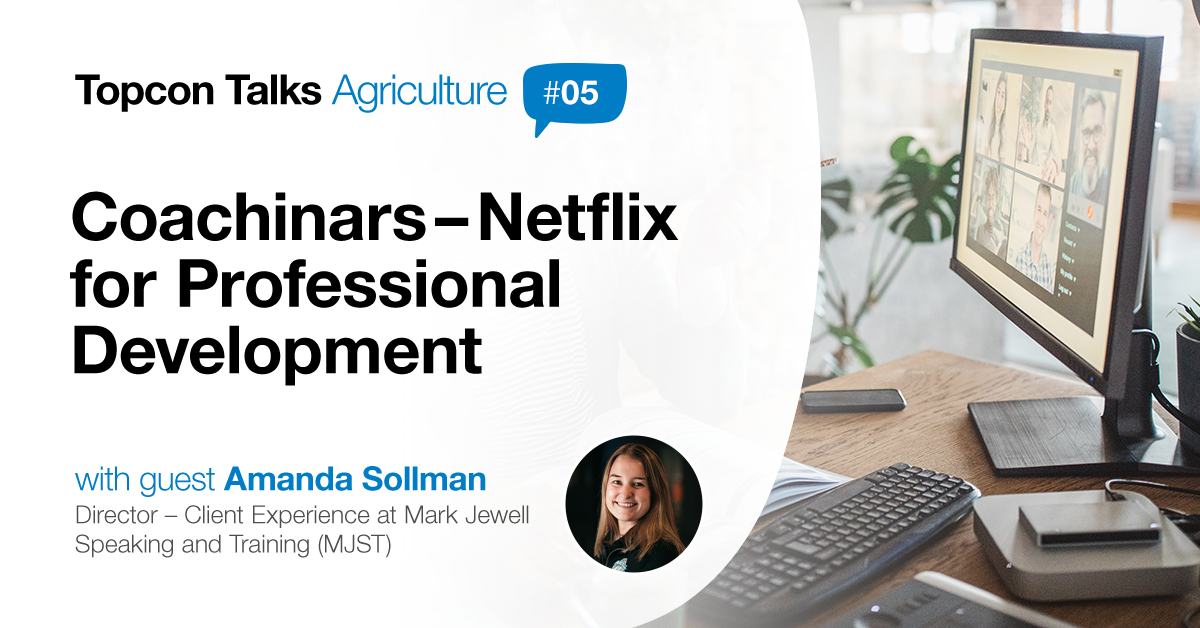 topconag's tweet photo. She is back! Amanda Sollman returns to #TopconTalks to discuss the benefits of coachinars! Don’t miss this week’s episode, airing tomorrow on your favorite #podcast platform. https://t.co/fbBckS9b5e