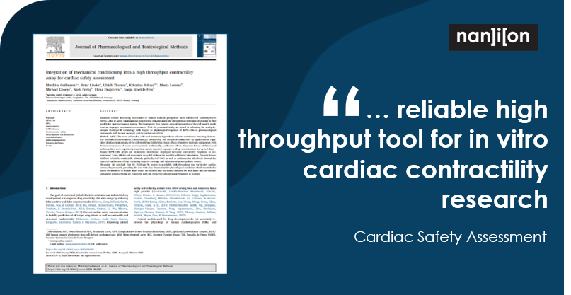 NanionTech's tweet photo. 𝗣𝘂𝗯𝗹𝗶𝗰𝗮𝘁𝗶𝗼𝗻 𝗔𝗹𝗲𝗿𝘁: Integration of mechanical conditioning into a high throughput contractility assay for cardiac safety assessment

Download the Publication: https://t.co/oDr77LQ4s0

#CiPA #Cardiotoxicity #Proarrhythmic #invitro #cardiaccontractility https://t.co/TkZ3S6EZHt