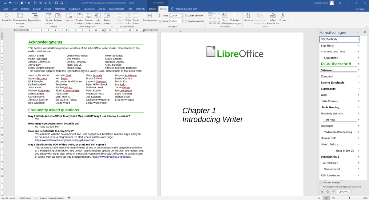LibreOffice vs. MS Word

Where do you find Split Table / Tabelle teilen command faster? The UI should support the user. <a href="/libreoffice/">LibreOffice</a>