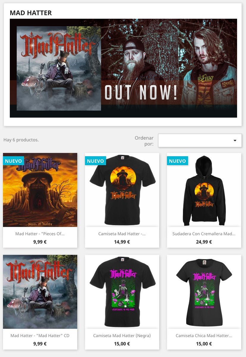 Hey people! A quick reminder that all our albums and merchandising is available on the <a href="/ArtGatesRecords/">Art Gates Records</a> online store: artgatesrecords.com/store/es/mad-h…