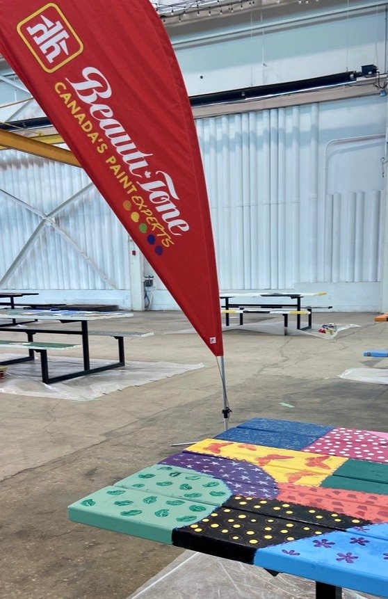ExploreWR's tweet photo. Our #artfrescoproject is well underway! Artists have been hard at work and you can expect to start seeing picnic tables popping up on patios throughout #waterlooregion for the #civiclongweekend. π©βπ¨@angelagrasse
@HomeHardware #wrunited #beautitoneΒ #eatlocal #playlocal #staylocal https://t.co/J0pvJIMr5F