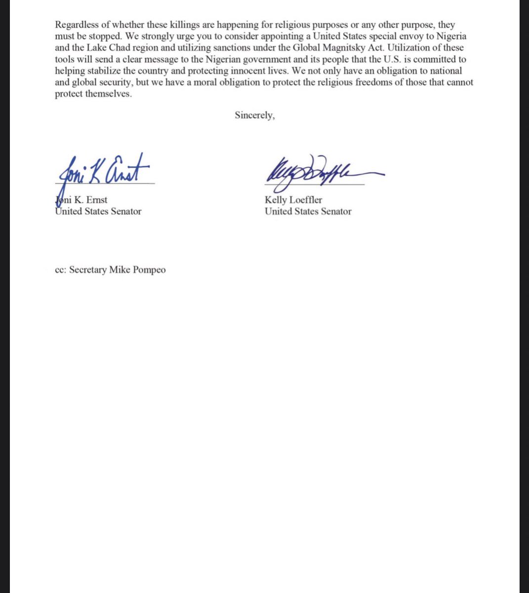 dondekojo's tweet image. The biggest one for me. Nnamdi Kanu paid Mercury LLC to get two US Senators to write a letter to Donald Trump on &quot;Christian Genocide&quot; in Nigeria.
