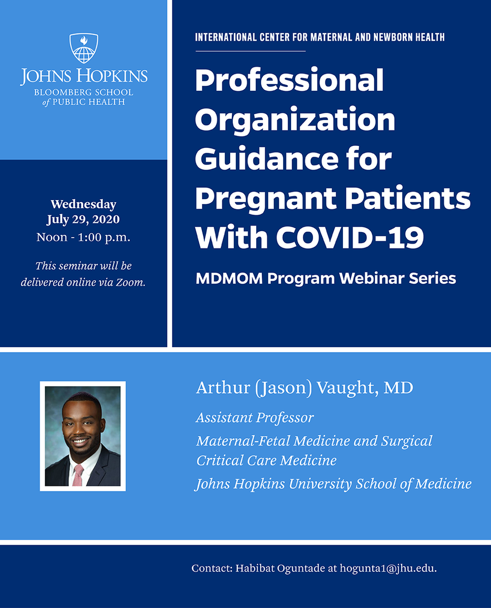 MDMOM Program (@md_mom_) on Twitter photo Save The Date ! <a href="/MD_MOM_/">MDMOM Program</a> Webinar Series on July 29 at 12:00pm ET. @JVaughtMD will be leading a discussion on Professional Organization Guidance for Pregnant Patients With #COVID19
Register Today! us02web.zoom.us/webinar/regist… Save The Date ! <a href="/MD_MOM_/">MDMOM Program</a> Webinar Series on July 29 at 12:00pm ET. @JVaughtMD will be leading a discussion on Professional Organization Guidance for Pregnant Patients With #COVID19
Register Today! us02web.zoom.us/webinar/regist…