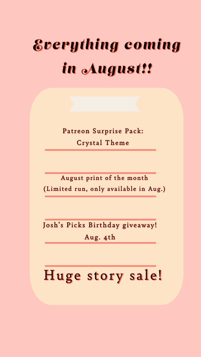 Oh man! Get ready y’all!!! #illustration #patreon #art #crystals #printofthemonth #giveaway  #instagram #storysale #followmeoninstagram #artprints #comingsoon