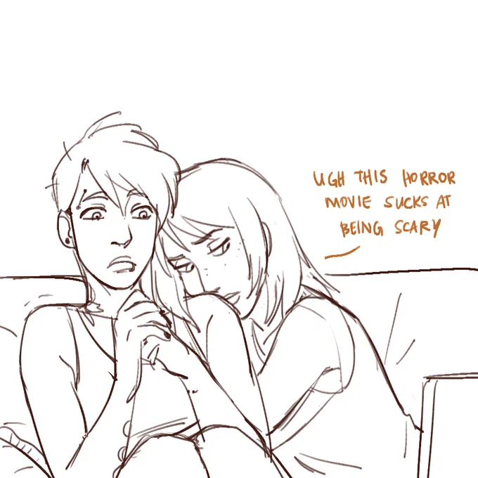 ugh wait. it still doesnt answer why sadako/samara is here in general lol but this is the comic where it started and it just became an in-joke fjhjfhd 