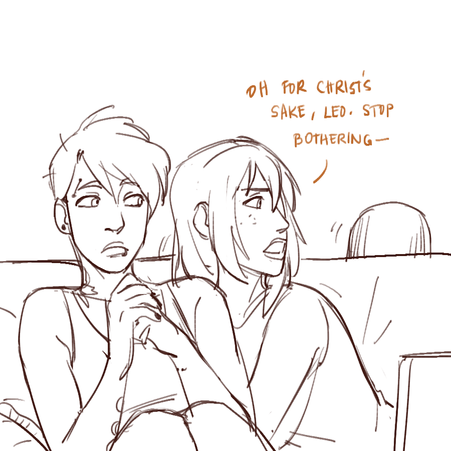 ugh wait. it still doesnt answer why sadako/samara is here in general lol but this is the comic where it started and it just became an in-joke fjhjfhd 