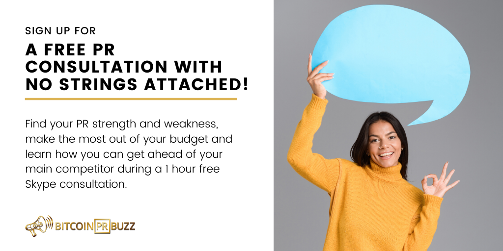 BitcoinPRBuzz's tweet photo. Book a 1 hour free Skype consultation with no strings attached!
➡️ Email - Johanna@bitcoinprbuzz.com
➡️ Telegram - @Johanna_Bitcoin
#freeconsultation #startup #blockchain #digitalmarketing #bitconpr #pr https://t.co/BVJqVQA8ck