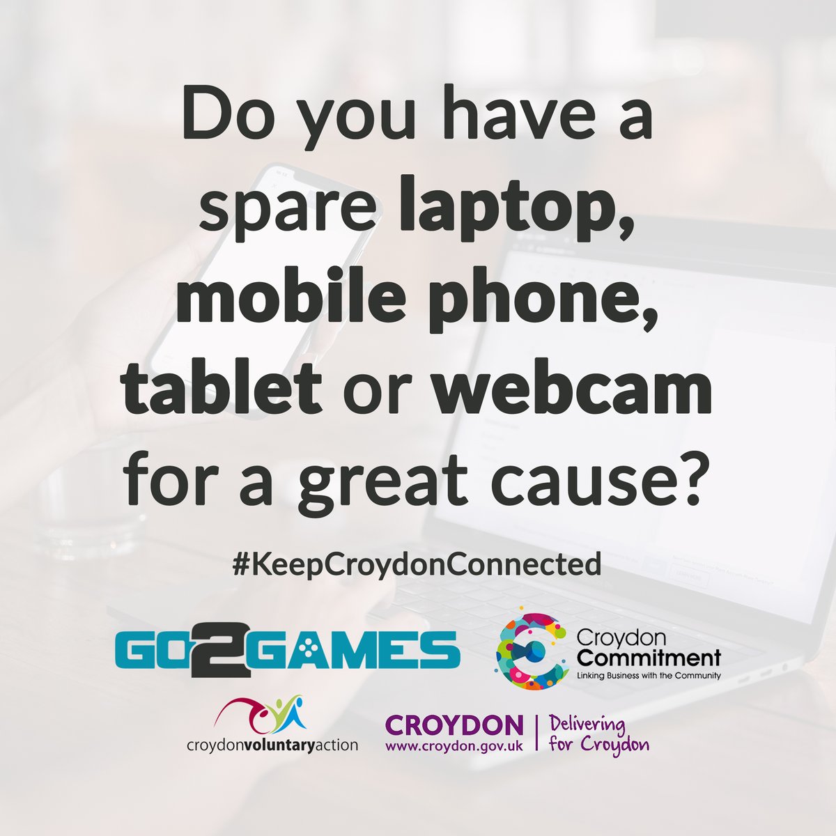 #keepcroydonconnected is making a huge difference to #croydon residents. Please register your interest bit.ly/3feACC9. 

#virtuallearning #donating #community #homeschooling #isolation #tablet #laptops #phones #croydontogether #CommunityGivesBack #disadvantagedchildren